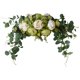 thumbnail image 4 of Arco Flor Falsa Flores Hechas A Mano Telón De Fondo Con Hojas Verdes Hogar Decorativo Verde, 4 of 5