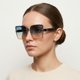 thumbnail image 2 of GAFAS DE SOL CUADRADAS DE GRAN TAMAÑO VERDE CLARO SUN130 J3039, 2 of 6