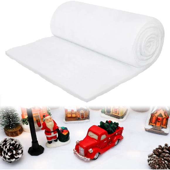 Manta de Nieve Artificial QZYL 3x8FT 1cm