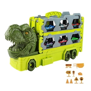 Bothyi - Camión De Dinosaurios, Coches Deslizantes, Juguetes Para Niños, Camión De Transporte Para Bebés
