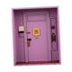 thumbnail image 2 of Porta Llaves Montado En La Pared Con Puerta De Almacenamiento, Estante De Pared De Madera Con Ganchos, 20,3x5x25,5cm, Color Morado, 2 of 5