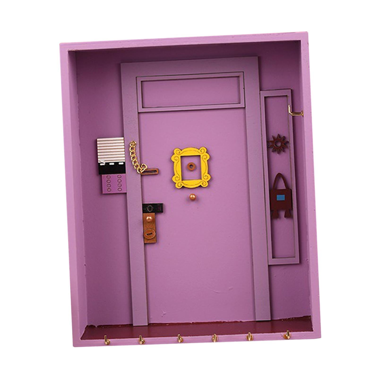 Magideal - Llavero Montado En La Pared Con Almacenamiento, Ganchos Para Llaves Para Decoración De Pared, Organizador De Pared Estético Para Entrada, Colgador De 203x5x255cm