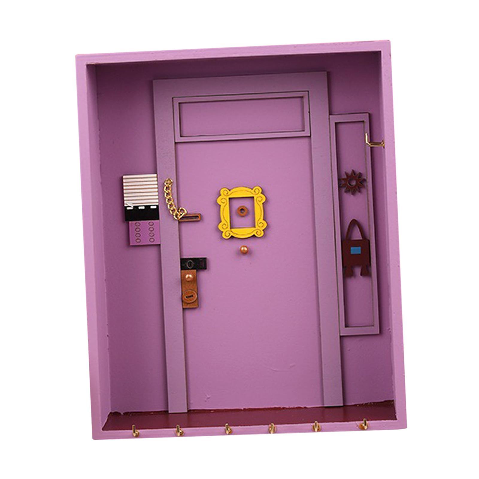 Magideal - Llavero Montado En La Pared Con Almacenamiento, Ganchos Para Llaves Para Decoración De Pared, Organizador De Pared Estético Para Entrada, Colgador De 203X5X255Cm