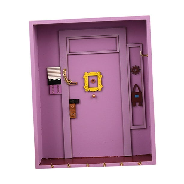 Llavero montado en la pared con almacenamiento, ganchos para llaves para decoración de pared, organizador de pared estético para entrada, colgador de 203x5x255cm