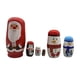 thumbnail image 3 of Muñecas Matryoshka navideñas tradicionales, muñecas rusas anidadas, muñecas coleccionables hechas a mano para el hogar, cafetería, escritorio, regalos, 3 of 5