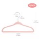 thumbnail image 2 of Baby Hangers MangoTree, ultrafinas y antideslizantes, paquete de 15 unidades, color rosa claro, 2 of 7
