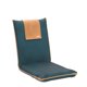 thumbnail image 4 of Silla de suelo Malu acolchada con soporte lumbar, color negro, 4 of 9