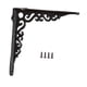 thumbnail image 1 of Soporte De Estante Decorativo De Dise?o Antiguo, Soporte De Esquina Negro, Soporte De Hierro Fundido, Estilo B, 1 of 5