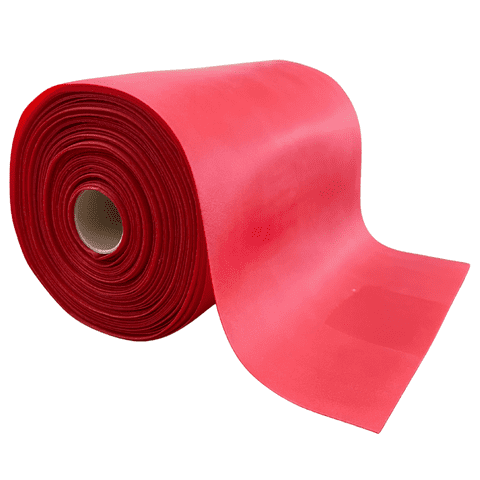 Linea Sport - Banda De Resistencia Abierta Roja 10 Metros Nivel Fuerte 8-10 Kg