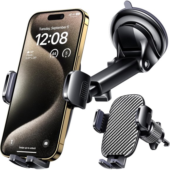 Soporte para celular para auto Qifutan 3 en 1, 360 grados
