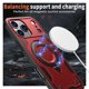 thumbnail image 2 of Para Apple iPhone 17 Pro Max Funda con Soporte de Anillo en O Magnético Invisible, Funda de Teléfono a Prueba de Golpes, Rojo, para iPhone 17 Pro Max, 2 of 6