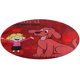 thumbnail image 1 of Clifford, el Gran Perro Rojo Alfombra Redonda de Felpa Coral, Antideslizante, No Desprende Pelusas, Lavable y Duradera para Salón, Dormitorio y Habitación de Niños 60cm, 1 of 6