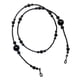 thumbnail image 1 of gafas cordón cuerda cadena cuentas gafas de sol correa titular retenedor negro, 1 of 3