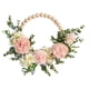 thumbnail image 3 of Guirnalda De Peonía Rosa Artificial Guirnalda Floral De Imitación Para Sala De Estar Con Ventana, 3 of 3