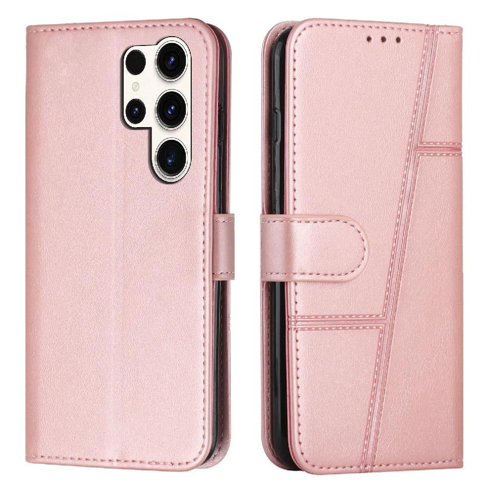Foxdock - Funda Flip Para Samsung Galaxy S24 Ultra – Carcasa Delgada Y Resistente A Impactos Con Soporte Para Uso Diario Y Profesional