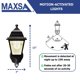 thumbnail image 3 of Aplique de pared exterior Maxsa 43319 con sensor de movimiento y alimentación por batería, 3 of 6