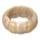 thumbnail image 1 of Uxcell Pulsera Elástica de Resina Acrílica Gruesa para Mujeres, Brazalete Irregular Ancho de Muñeca, Pulseras Apilables de Moda, Brazaletes Geométricos de Joyería, Marrón, 1 of 6