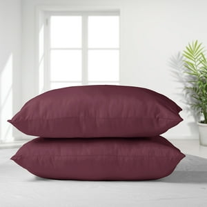 Masel - Set 2 Almohadas Premium Eco Colores 50X70 Burdeos