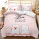 thumbnail image 2 of Cat Duvet Cover Queen Size,Cartoon Kitten Sleeping on Crescent Moon Stars Night Dreams Polyester Comforter Cover for Boys, 2 of 5