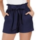 thumbnail image 2 of Pack 3 Short Casual Mujer Soft, Tiro Alta Bud Elástica 1Negro+1Azul+1Burdeos, 2 of 3