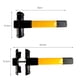 thumbnail image 2 of Traba Volante Premium Tipo T Metal Amarillo - Negro, 2 of 3