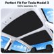 thumbnail image 3 of Parasol QINQINTU para Tesla Model 3 (2022‑2026) Negro, 3 of 7