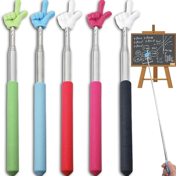 Puntero Telescópico Para Docentes 21 67 Cm 5 Piezas