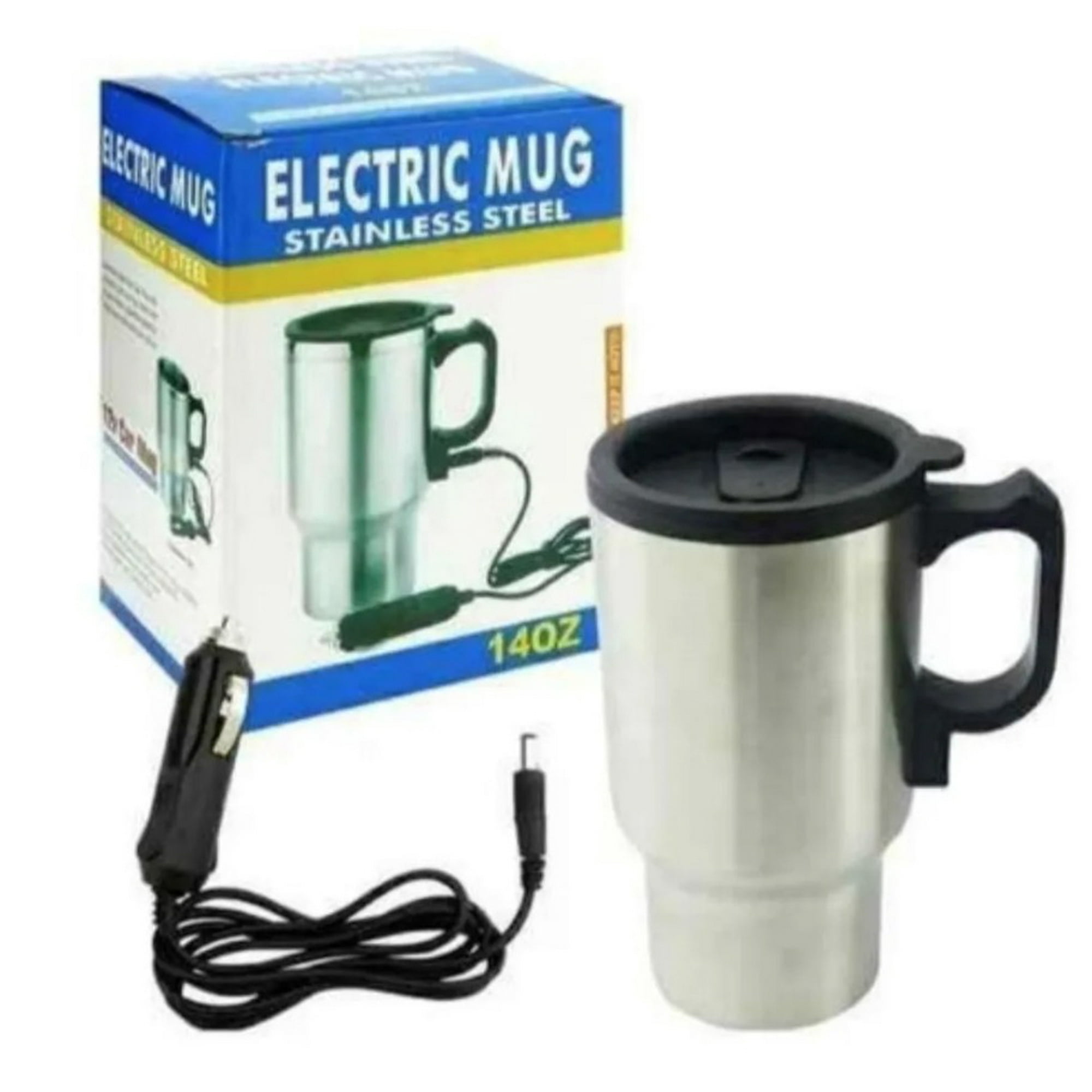 Tomasstore - Vaso Tazón Mug Termo Eléctrico Calentador Auto 12v Cafe Te