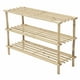 thumbnail image 2 of Zapatero Organizador De Madera Con 3 Niveles Café Claro Rectangular, 2 of 3