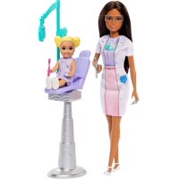 Muñeca Dentista Barbie Con Muñeca Morena A La Moda Y Accesorios