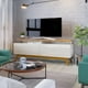 thumbnail image 3 of Rack Tv Stand Classic Plus 12333 1.4 Cajones Blanco/Caramelo, 3 of 5