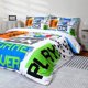 thumbnail image 3 of Boys -Gamer- Duve-t Cover- Set 3 Pieces T-win G-ame Pl-ayer W-hite Bedd-ing Sets- with 1- Duvet- Cover 2 Pillowcases, 3 of 5