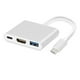 thumbnail image 1 of Adaptador Hub 3 En 1 Usb-C Hdmi Para Macbook / iPad / Notebook, 1 of 3