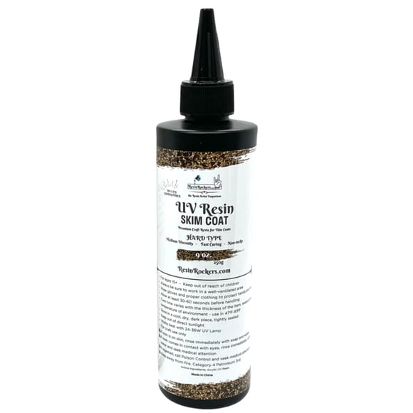 Resina UV Resin Rockers 250 g Transparente de Curado Rápido