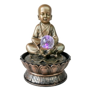 Genérico - Figura Decorativa Estatua Buda Adorno Hogar Meditación Jhn