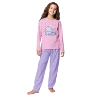 Top - Pijama Largo Algodón Niña Invierno C1