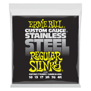Set De Cuerdas Ernie Ball Regular Slinky Inoxidable 10 – 46