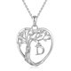 thumbnail image 1 of HESHPAWS 925 collar de árbol eterno de la vida de plata de ley para mujeres A-Z carta inicial collar, regalo de joyería de cumpleaños aniversario, 1 of 4