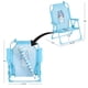 thumbnail image 5 of Silla plegable de playa para niños Idea Nuova Bluey con sombrilla, 5 of 7
