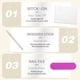 thumbnail image 5 of Press on Nails XCREANDO, color rosa oscuro mate, forma de almendra, 24 unidades, 5 of 5