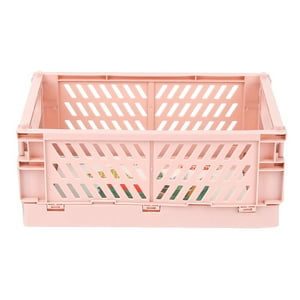 Homewell - Caja Organizadora Plegable Rosado 25.3X16.5X10Cm