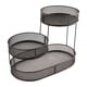 thumbnail image 4 of Soporte para cesta de frutas de 3 niveles, cesta de frutas, bandeja de Metal para servir, bandeja para servir Buffet de frutas para fiesta de Acción d negro, 4 of 5