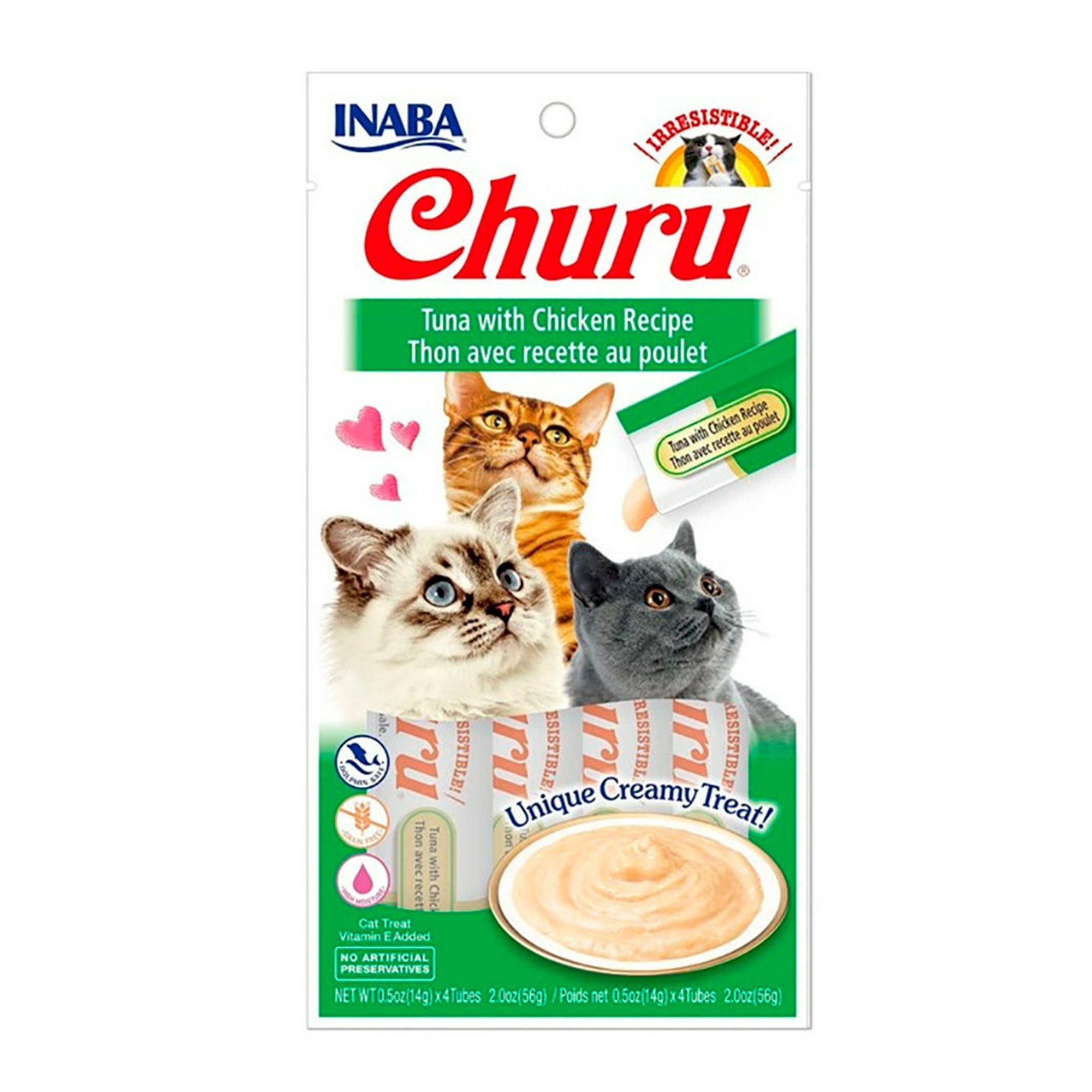 Churu - Snack Humedo Gato Sabor Atún Con Pollo, 56gr