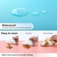 thumbnail image 4 of Paquete de 8 revestimientos para refrigerador, 17,7 x 12 pulgadas, lavables, recortables para estantes de vidrio, cajones de gabinetes de cocina, manteles individuales de plástico impermeables con 4 c, 4 of 6
