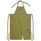 thumbnail image 1 of Deldelal verde - Cubierta completa Cross-Back, Twill duradero, refuerzo de cuero y superposición de piernas divididas, ajustable para hombres y mujeres - Ceramic Artist, Mechanic, Tattoo Del, 1 of 3