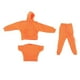 thumbnail image 4 of 1/12 Traje De Sudadera Para Hombre Y Mujer Para Figura De Acción De 6 "naranja, 4 of 5