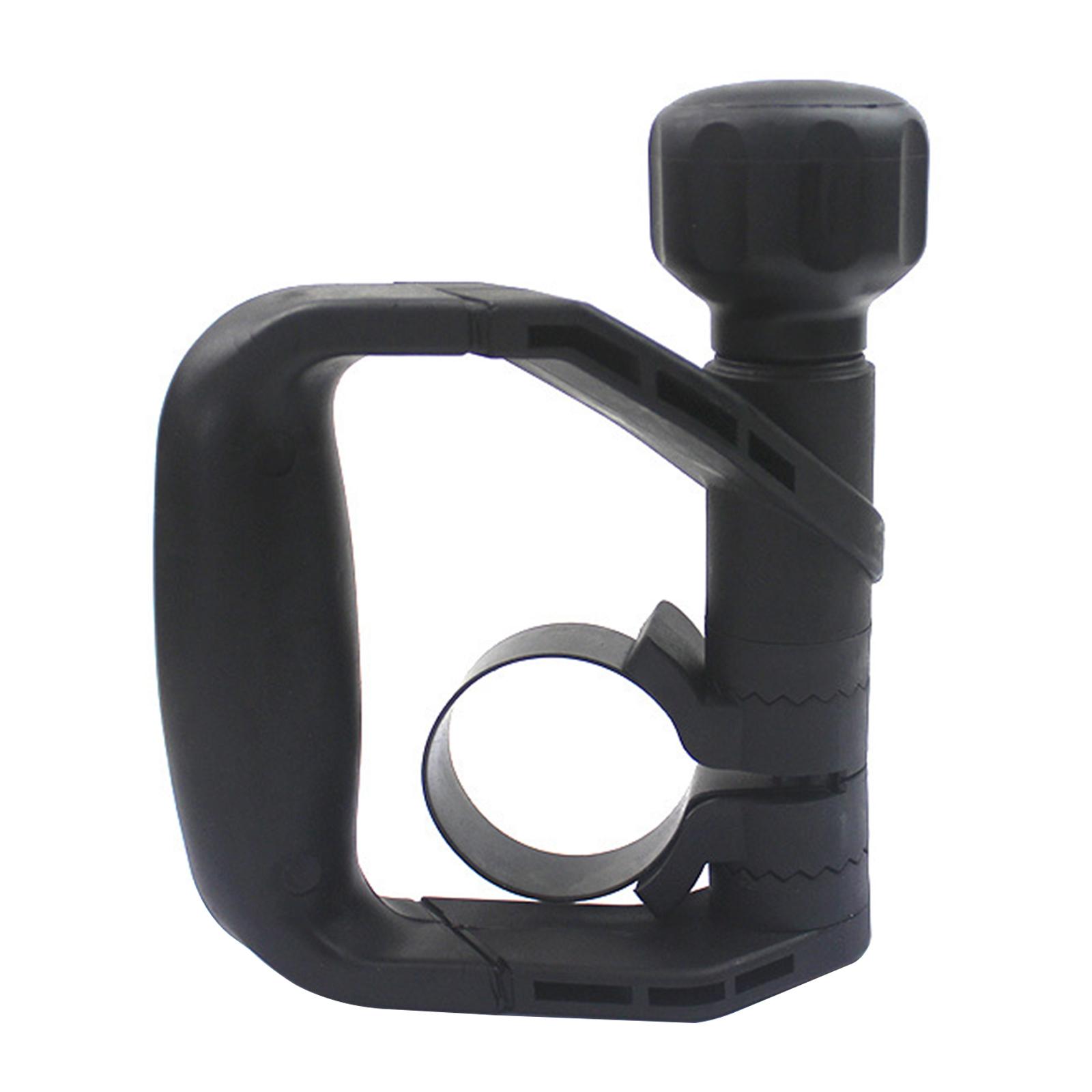 Magideal - Mango Lateral Ajustable De 50 Mm Con Mango Anillo De Hierro Para Martillo Perforador Mango Frontal Martillo Mango Lateral Taladro Mango Lateral