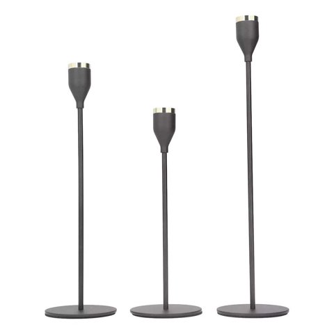 Oem - Pack 3 Porta Vela Candelabro Set 3 Candelabros Elegantes