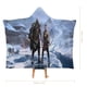 thumbnail image 2 of Dios de la Guerra Manta Capa con Capucha Anti-Bolitas, Manta de Lana Ártica Suave, Manta Portátil de Felpa Ligera y Lujosa, Poncho para Siesta en Casa y Oficina, 100*130cm, 2 of 6