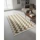 thumbnail image 3 of Alfombra Jacquard Antideslizante Con Relieve 150x200 Cm, 3 of 8
